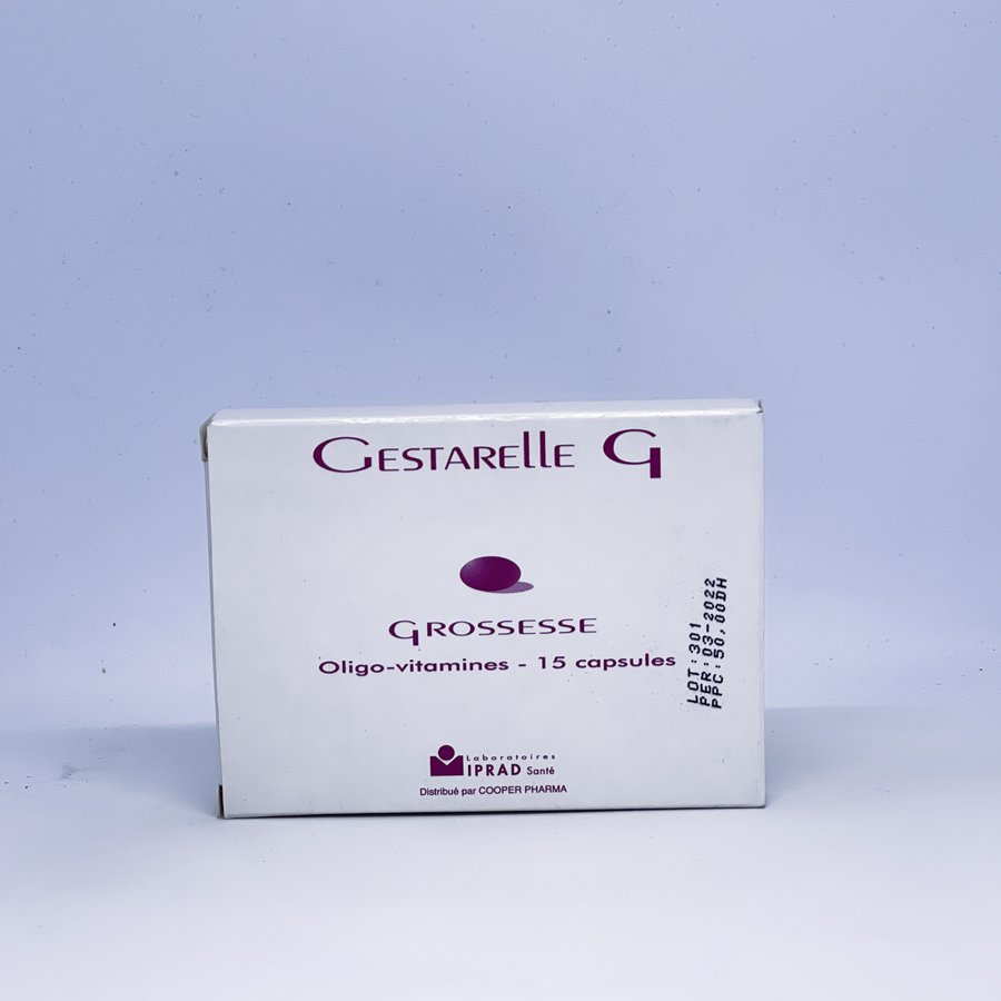GESTARELLE G CO B15 CAPSULES – Sopha Sahara