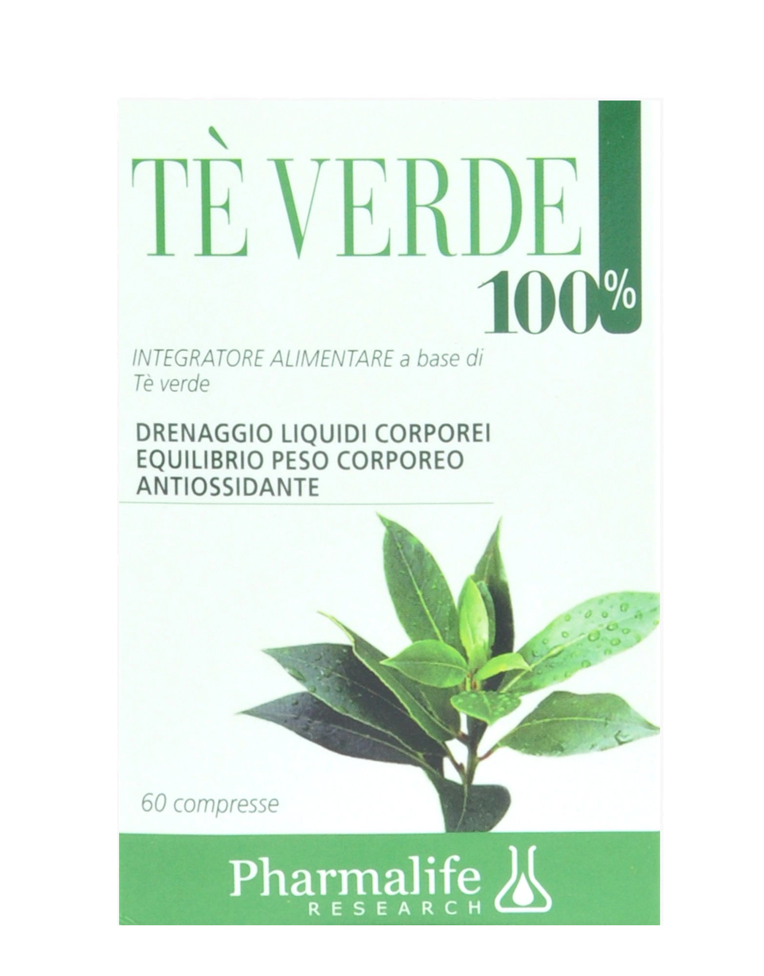 Tè Verde 100% 60 comprimés